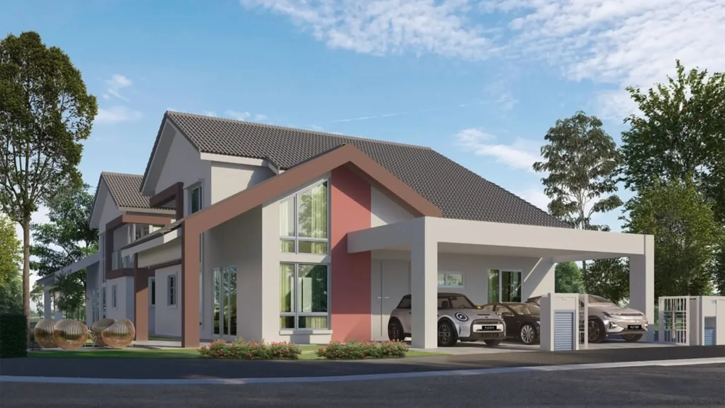 Klemeru 3 @ Ipoh — semi-detached and bungalow home exterior render